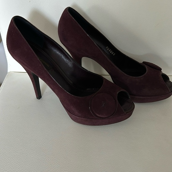 Louis Vuitton Chelsea Open Toe pump vintage - Picture 1 of 13